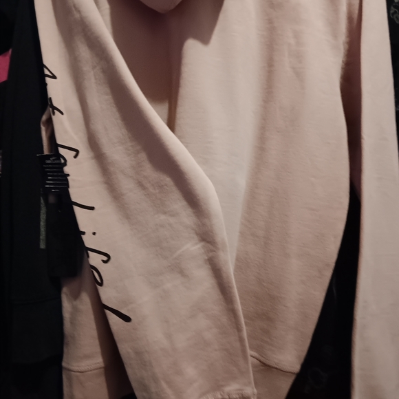 ED Hardy NWT Death Before Dishonor. Super cute pink hoodie. M but fit XL/L - Picture 2 of 7